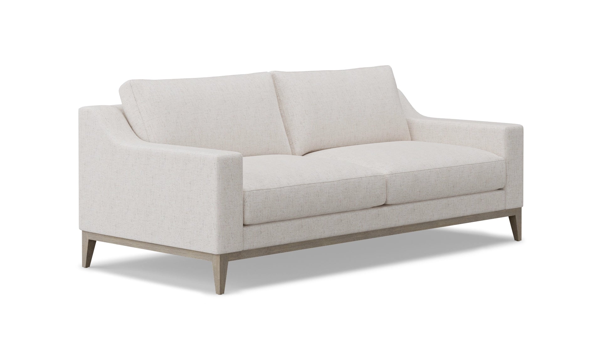 acacia sofa 45 degree view