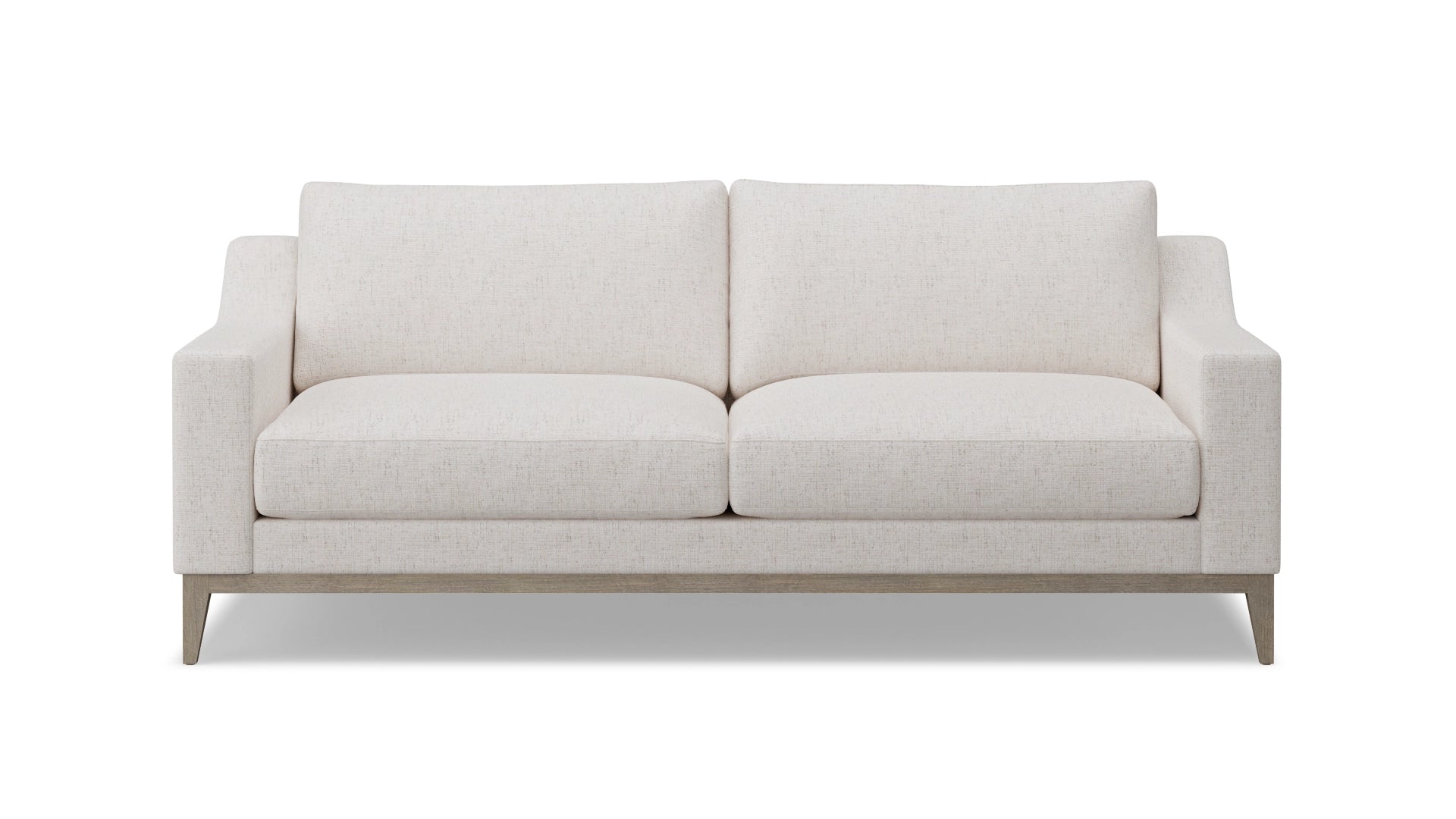 acacia sofa front view