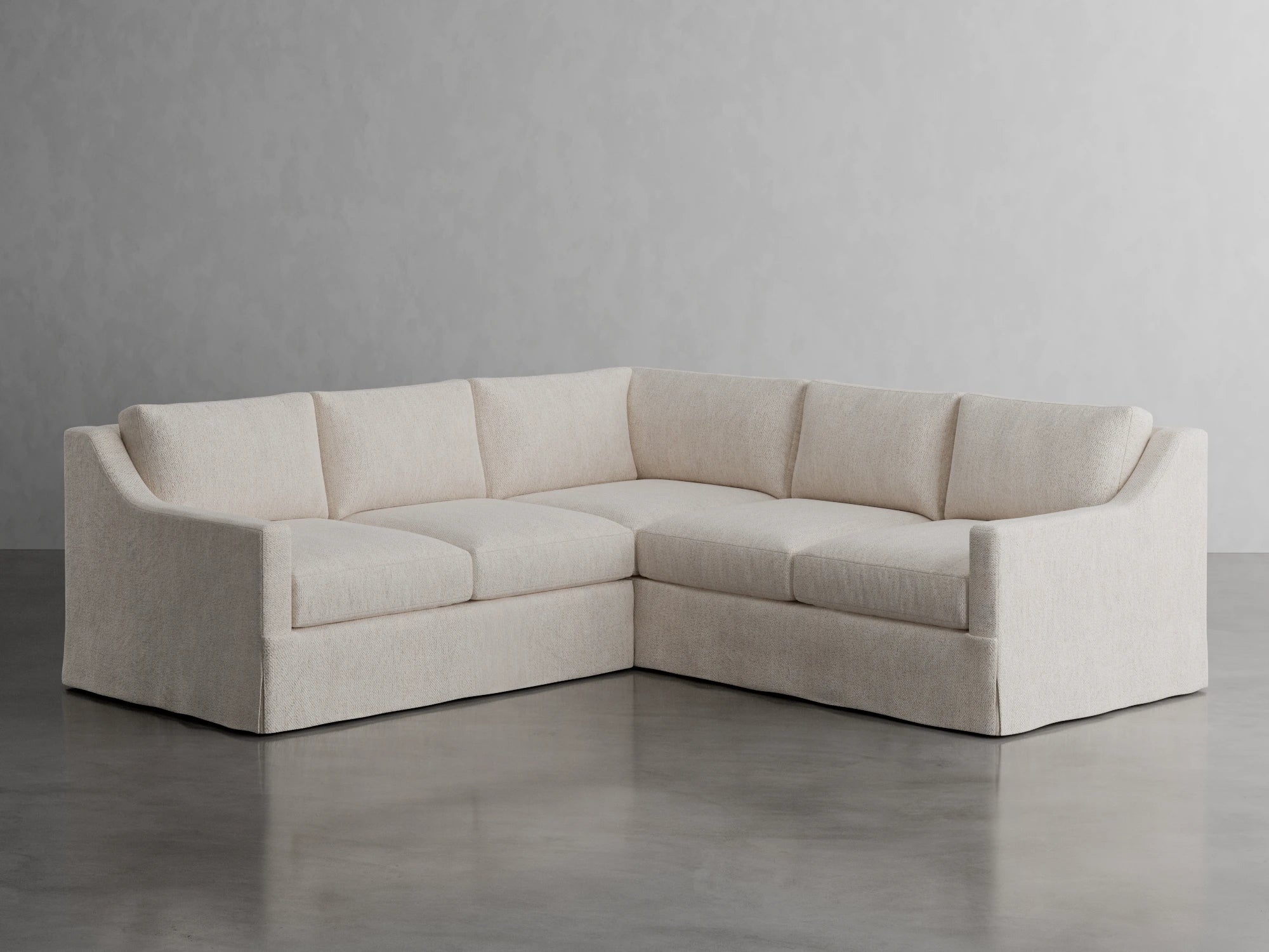 ariele square sectional studio scene
