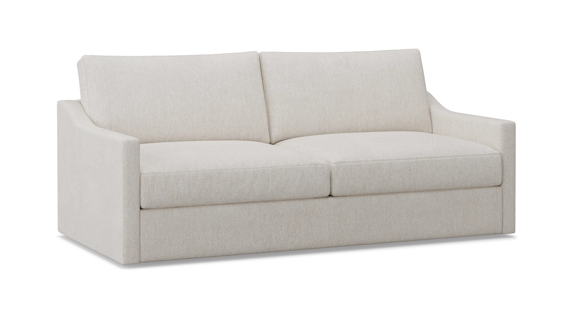 fawn sofa 25 degree view
